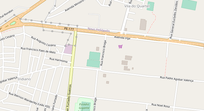 Mapa do IFPE - Campus garanhuns